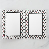 小さな鳥が教えてくれたよ ペンギンたちお誕生日おめでとう カード (内部)