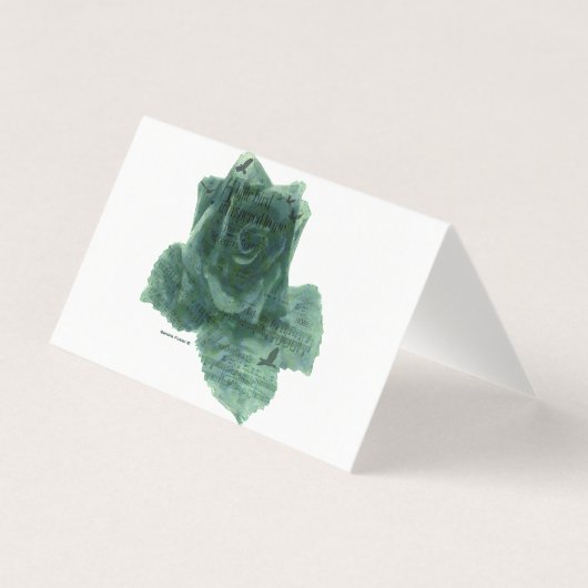 小さな鳥が私にバラカードを言った (正面)