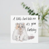 小さな鳥が私に言った誕生日だ カード (スタンド正面)