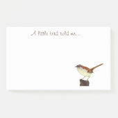 小さな鳥が私に言った ポストイット (正面)