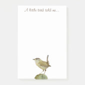 小さな鳥が私に言った ポストイット (正面)