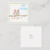 小さな鳥たち２羽 ノートカード (正面/裏面)