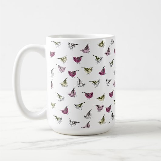 小さな鳥たち コーヒーマグカップ (左)