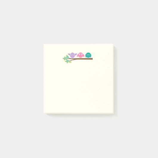 小さな鳥たち ポストイット (正面)