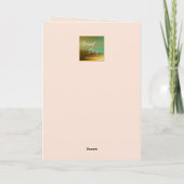 小さな鳥の枝 – クリスマスの願い シーズンカード (裏面)