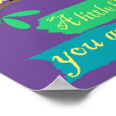 小さな鳥の素晴らしポスターのウォールアート ポスター (角)