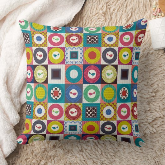 小さな鳥 クッション (ブランケット)