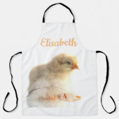 小さな鶏をカスタマイズこのテンプレート エプロン (正面)