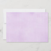 小さな鹿が彼女の道を、かわいい子鹿シャワー 招待状 (裏面)