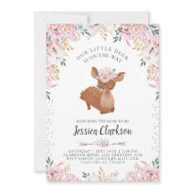 小さな鹿の赤ちゃんシャワー