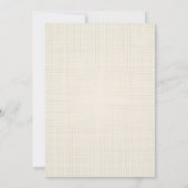 小さな鹿の赤ちゃん性別発表招待状 招待状 (裏面)