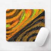 小さな黄色がかったモザイクと変形スタイル マウスパッド (マウス)