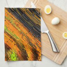 小さな黄色がかったモザイクと変形