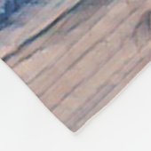 小さな黄色のアヒル遊クリングのバケツ フリースブランケット (角)