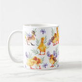 小さな黄色のアヒル コーヒーマグカップ (左)