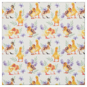 小さな黄色のアヒル ファブリック (見本)