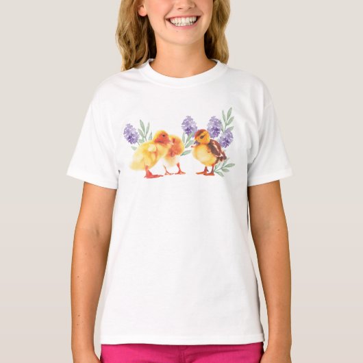 小さな黄色のアヒル Tシャツ (正面)