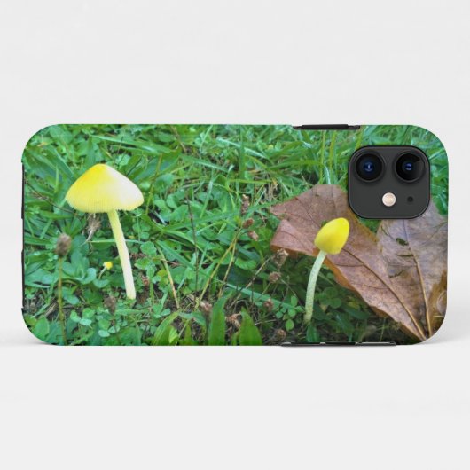 小さな黄色のキノコ Case-Mate iPhoneケース (裏面(横))