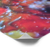 小さな黄色のフグ ポスター (角)