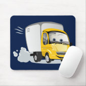 小さな黄色の漫画子供へトラック！ マウスパッド (マウス)