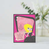 小さな黒いドレス_ブロンドボンベシェル 招待状 (スタンド正面)