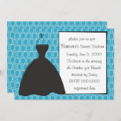 小さな黒いドレス 招待状 (正面/裏面)