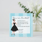 小さな黒いドレス 招待状 (スタンド正面)