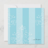 小さな黒いドレス 招待状 (裏面)