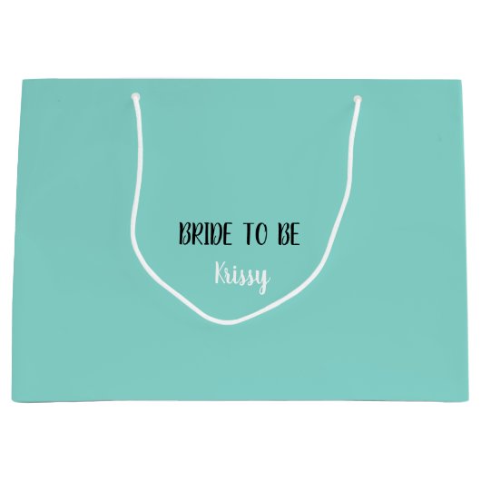 小さな黒いドレ祝スの花嫁がパーティー ラージペーパーバッグ (正面)