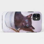 小さな黒い子猫 Case-Mate iPhoneケース (裏面(横))