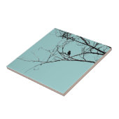 小さな黒い鳥のタイル タイル (側面)