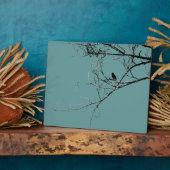 小さな黒い鳥のプラーク フォトプラーク (側面)