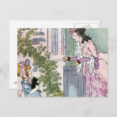 小さな黒の子猫 ポストカード (正面/裏面)