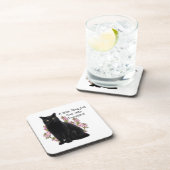 小さな黒猫 コースター (右側)