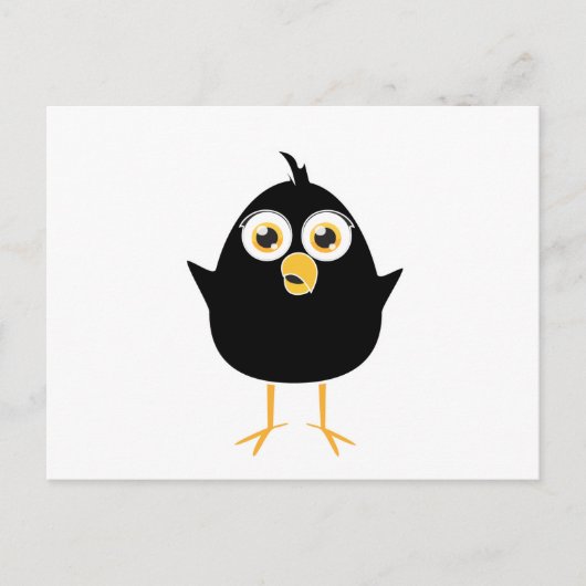小さな黒鳥 ポストカード (正面)
