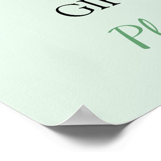 小さな龍が赤ちゃんのシャワーを途中にある ポスター (角)