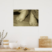 小さな10本のつま先 ポスター (キッチン)