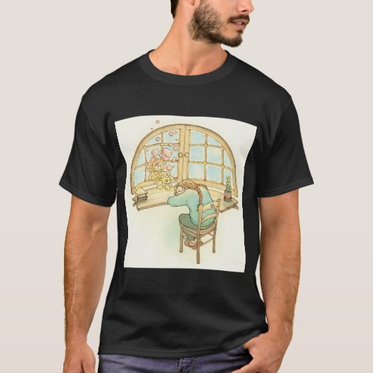 小さな「魚の夢」 Tシャツ (正面)