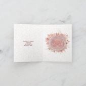 小さな、10.2 cm x 14.2 cm 折りたたみ式お知らせカード 案内状 (内部)