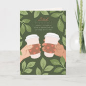 小さな、4" x 5.6" 折りたたみ式グリーティングカード カード (正面)