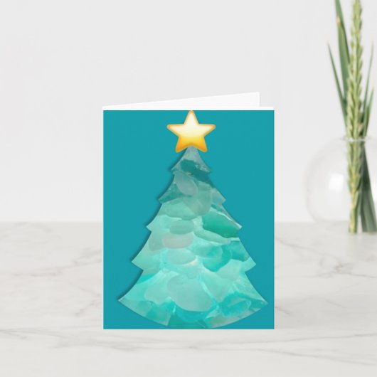 小さな、4" x 5.6" 折りたたみ式グリーティングカード カード (正面)