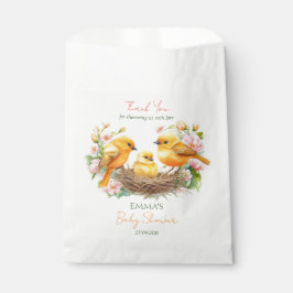 小さなbirdie孵化はすぐに春赤ちゃんシャワー フェイバーバッグ