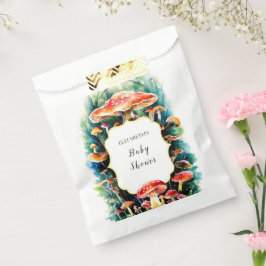 小さなBohoキノコ赤ちゃんシャワー フェイバーバッグ