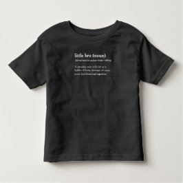 小さなbro定義カスタム文字ベビー成長 トドラーTシャツ