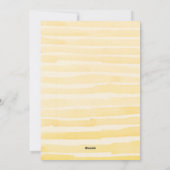 小さなLadybug女の子の赤ちゃんシャワー 招待状 (裏面)