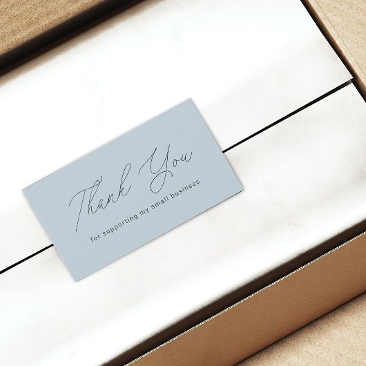 小さなQRコードをサポートしてくれてありがとう 名刺