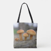 小さなToadstoolsマクロトートバッグ トートバッグ (裏面)