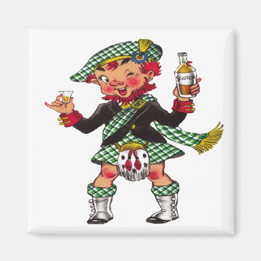 小さめのスコッチ磁石 マグネット (正面)