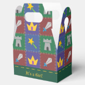 小さめのファンタジー掛け布団の赤ちゃんシャワーお願い箱 フェイバーボックス (オープン)