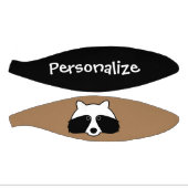 小さカスタムいアライグマのロゴ付きミニバスケットボール ミニバスケットボール (パネル)